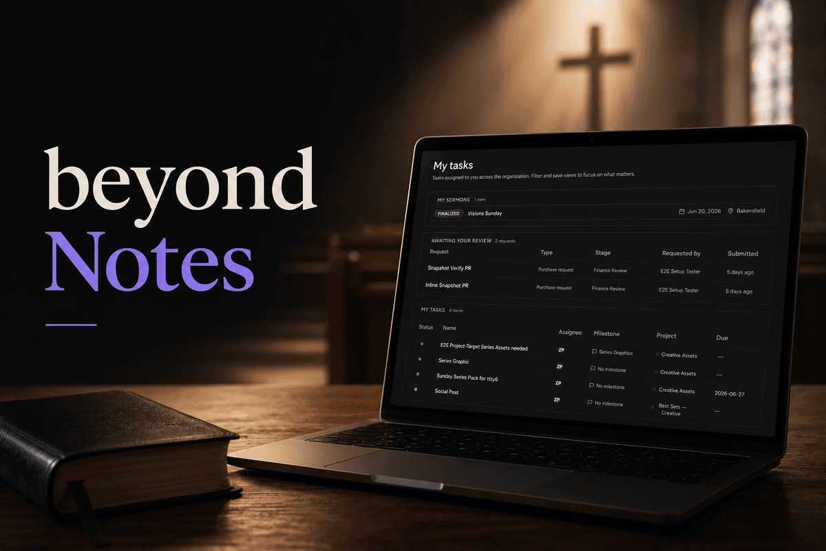 Why Church Project Management Needs Its Own Playbook